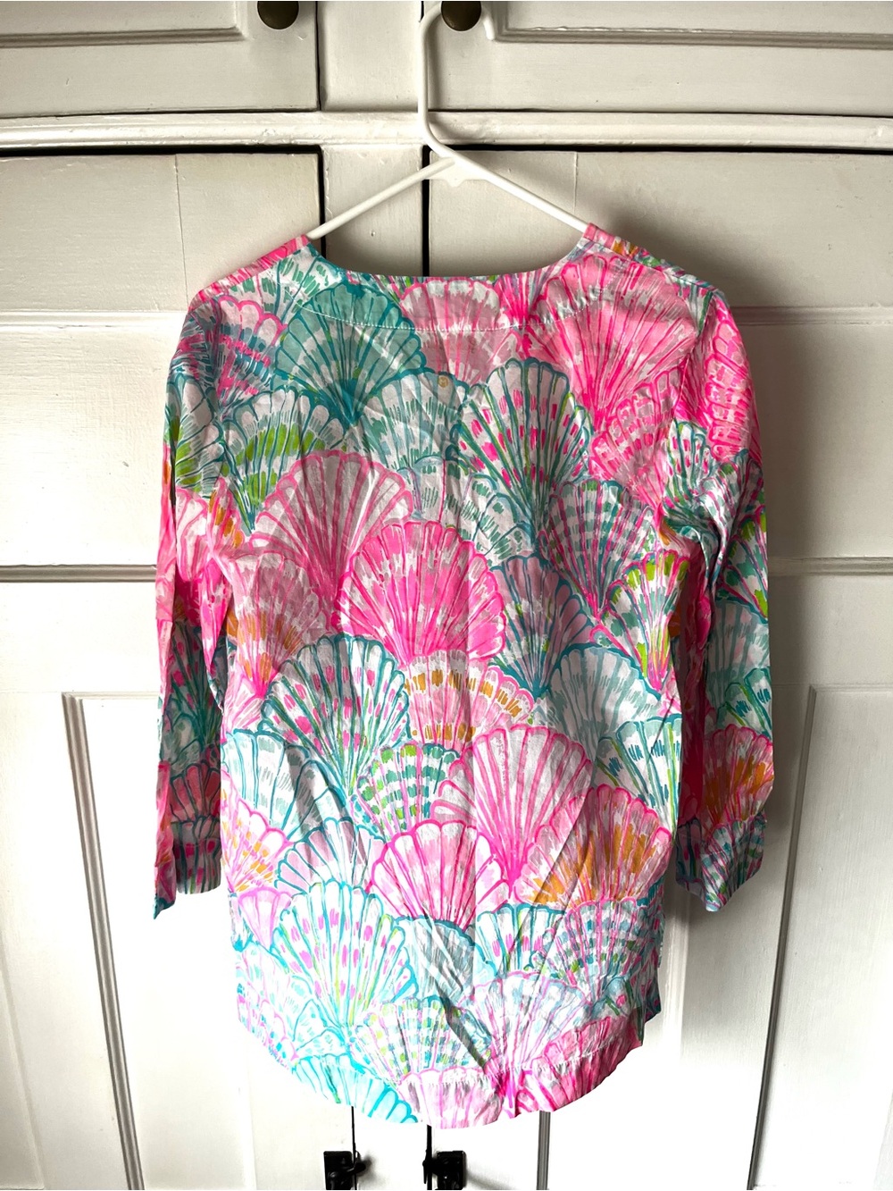 Lilly Pulitzer "Oh Shello" Matching 2-piece Set - Med. Top, Size 6 Shorts - Picture 3 of 16